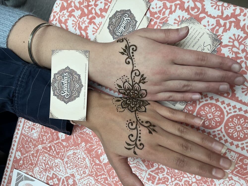 Henna design floral-1
