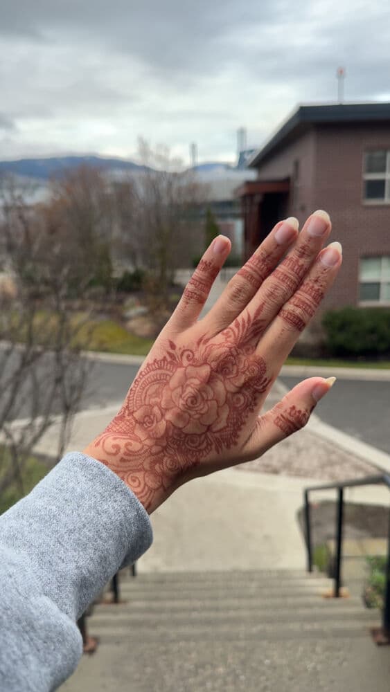 Henna design floral-2