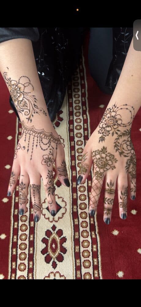 Henna design floral-7