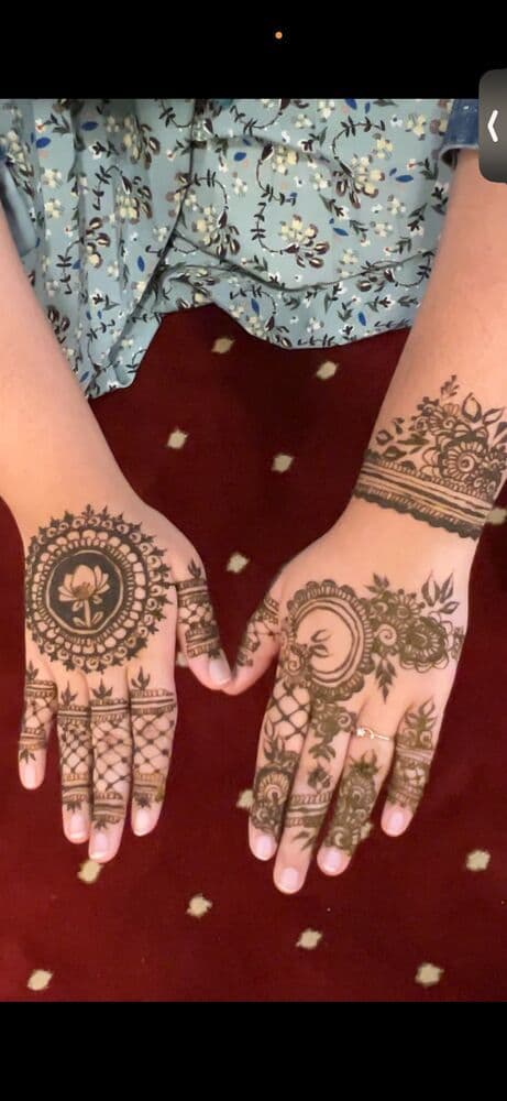 Henna design floral-mandala-1
