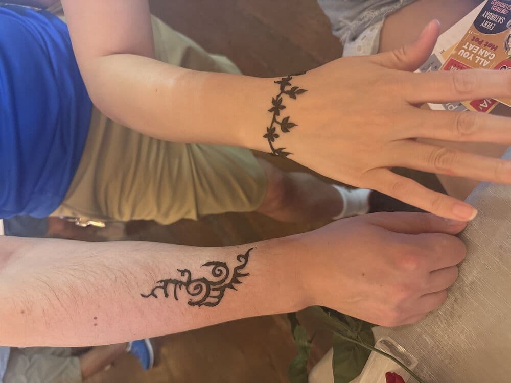 Henna design tattoo-2